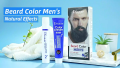 Disaar No Dark Skin Beard Product 100% Coverage 5 Minutes Restore Natural Black Beard Color Cream for Men. 