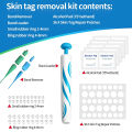 2 IN 1 Auto Micro Skin Tag Remover Device Standard And Micro Skin Tag Removal Kit Adult Mole Wart Remover Face Care Beauty Tools. 