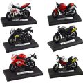 model bike 1:18 Home Children Plastic Car Decor Off-road Vehicle Collection Office Model Toy Diecast Motorcycle Simulation PortableParty Tableware. 