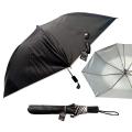 2 Folding Umbrella- Black Uv. 