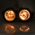 1 Pair LED Fog Light Front Bumper Fog Lamp Bulb Clear Lens for ota Avanza 2012-2019. 