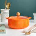 Ceramic Bowl with Lid Noodle, Soup Bowl 850ml. 