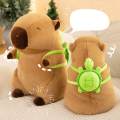 Cartoon Capybara Plush Toy Snuggling Soft Plush Pillow for Birthday Gift 35cm. 