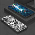 Marvel Logo Avengers Case for Xiaomi Redmi Note 13 12 Pro 11T 8 11S 10 Lite 8T 9 11 Pro 9S 10S 11E Shockproof Black Soft Case. 