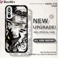Jizetin for OPPO A31 2020 Back Cover Crystal Transparent Cool Naruto Sketch Soft Full Camera Cover Protection Phone Cases. 