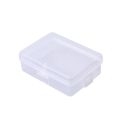 Mini Portable Transparent Plastic Box Storage Collections Item Packaging Case Clear Small Tools Box. 
