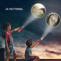 [ Children's Cartoon Projection Flashlight Toy ][24 Patterns Early Education Slides LED Lights Toy ][ Kids Projector Flashlight  Toys ]. 