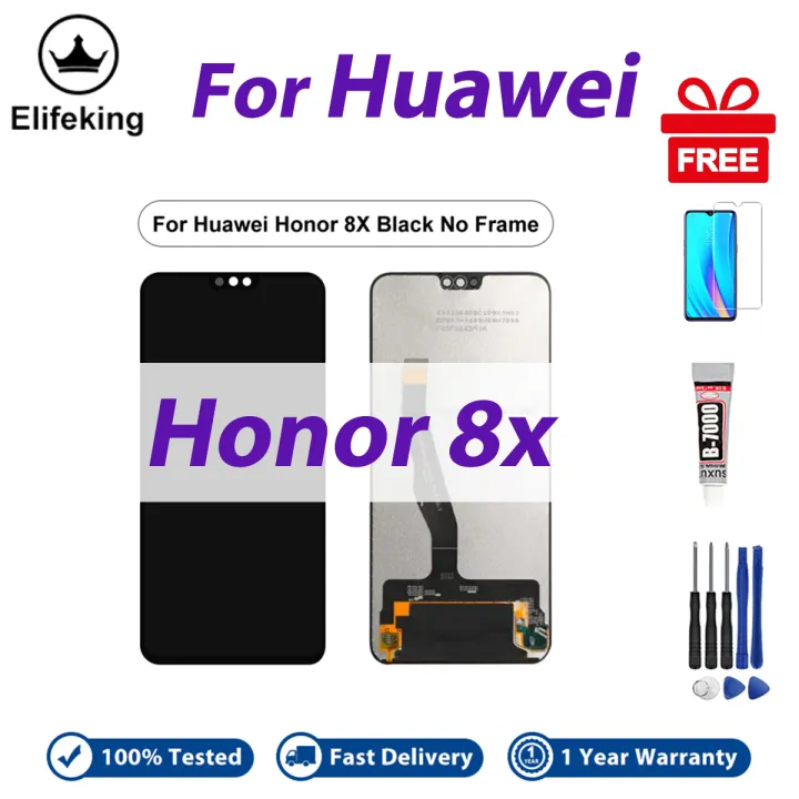 LCD No Frame For HuaWei Honor 8x JSN-L22 L42 L11 L21 L23 Display Touch Screen Digitizer Assembly Replacement Parts