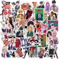 50Pcs Chainsaw Man Anime Stickers Denzi  Pochita Makima Hayakawa Aki Fridge Skateboard Graffiti Phone Suitcase Waterproof Sticker Decoration Toy Decal. 