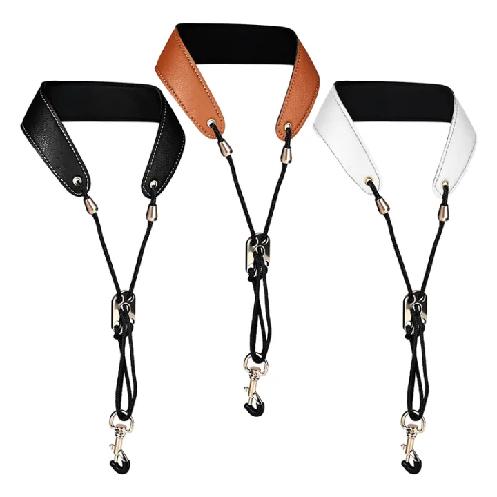3 Pcs Adjustable Length Clarinet Neck Band Adjustable Saxophone Strap for Alto/Tenor/Soprano Saxophone