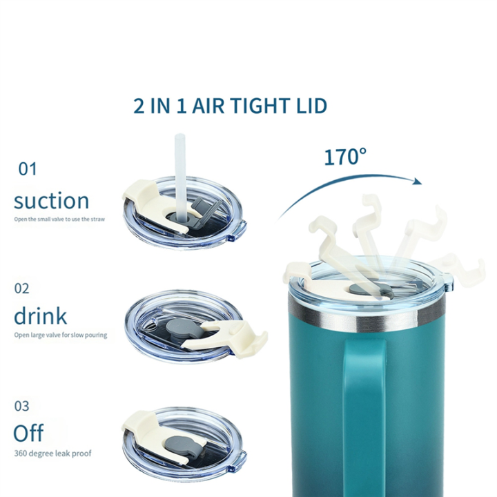 BRADOO%202Pcs%20Lid%20Replacement%20for%2040oz%20Tumbler%20with%20Handle,%20Cup%20Lids%20Cup%20Accessories%20Mug%20Bottles%20Lid%20Creamy%20White%20-%20Image%206