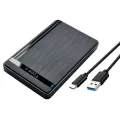 2.5 inch External HDD SSD Enclosure USB 3.1 Type C SATA Hard Drive Enclosure. 
