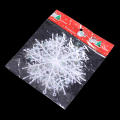 Whimsical Holiday Decorations Christmas Party Supplies Snowflake Hanging Ornaments Christmas Tree Decorations Plastic Snowflake Decorations. 