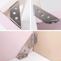 1/10 Set Stainless Steel Universal Furniture Corner Bracket Angle Fasten Connector Bedframe Cabinet Drawer Chair Hardware Triangle Support Frame. 