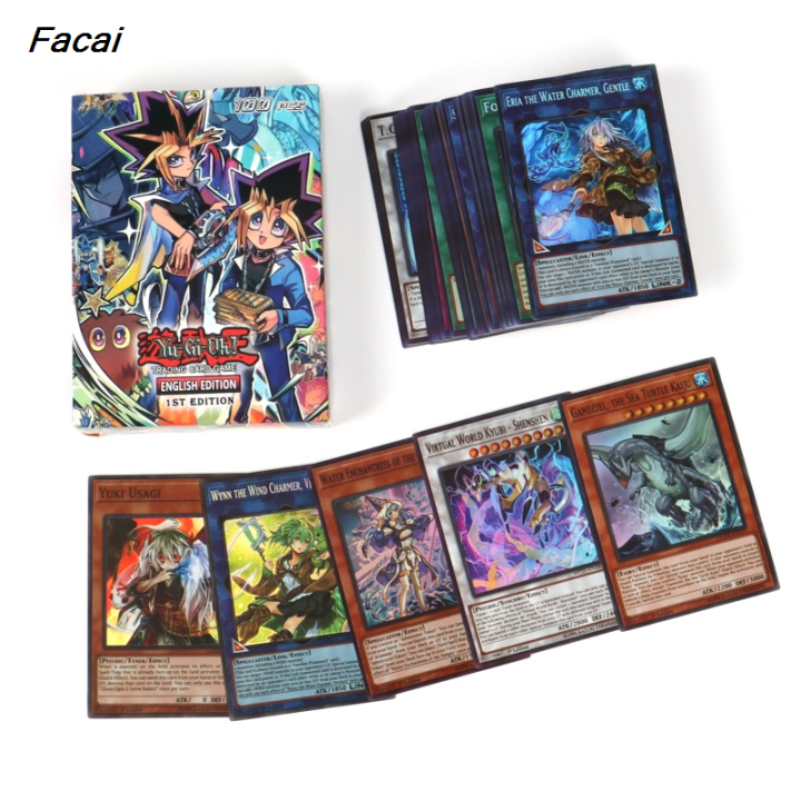 Facai%2066-148PCS%20Yugioh%20Cards%20with%20Tin%20Box%20Yu%20Gi%20Oh%20Card%20English%20Holographic%202025%20New%20Golden%20Letter%20Duel%20Links%20Game%20Card%20Blue%20Eyes%20Exodia%20-%20Image%205