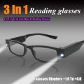 materials Magnifying glasses loupes Comfortable Lightweight 180% magnification Magnifier glasses with LED light -powered Reading sewing reading for Reading small print Sewing and embroidery Examining. 