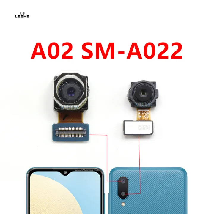 For%20Samsung%20Galaxy%20A02%20A022%20SM-A022%20Small%20Front%20Camera%20Macro%20Big%20Back%20Rear%20Main%20Camera%20Flex%20Cable%20-%20Image%205