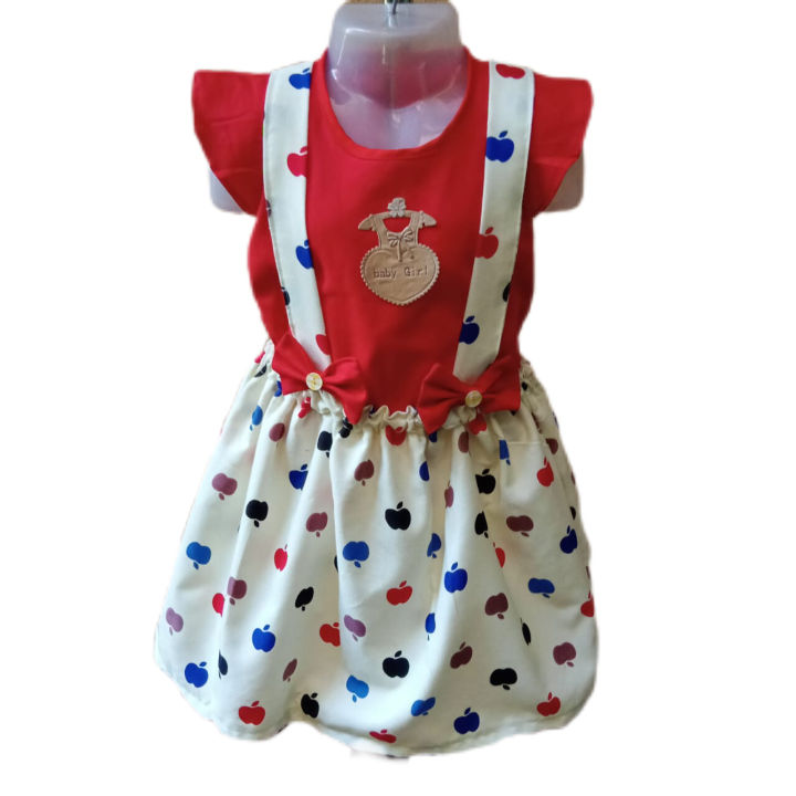 Casual Pinafore Dress For Kids