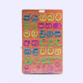 Sinhala Alphabet Educational Kids Play Set. 