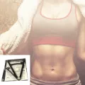 【DIV MALL】TE Body Fat Caliper Mass Measuring Skinfold Health Care Tools Square Black. 