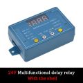 10A 1 channel Delay time relay module 5V 12V 24V timing programmable optical coupler isolation pulse cycle power off trigger. 