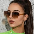 Sighttoo 2022 Fashion Rimless Sunglasses Women Brand Designer Gradient Sun Glasses Luxury Trimming Frameless Eyeglasses Ladies. 