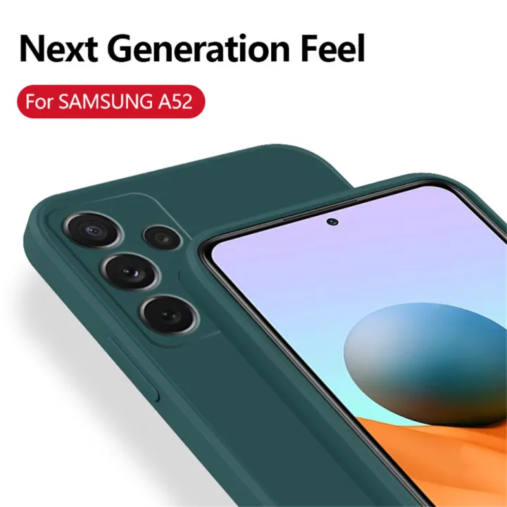 Lenuo%20Luxury%20Original%20Square%20Liquid%20Silicone%20Phone%20Case%20Samsung%20Galaxy%20A32%204G%20Thin%20Soft%20Back%20Cover%20Candy%20Casing%20-%20Image%204