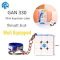 GAN 330 Mini 3x3 Keychain Cube 3x3x3 Gan330 Mini Speedcube Stickerless 3x3 Speed Cube Professional Magic Cube Puzzle Toys. 