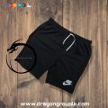 Dry-Fit Unisex  Black colour  NIKE casual sports shorts Running gym athlatic shorts. 