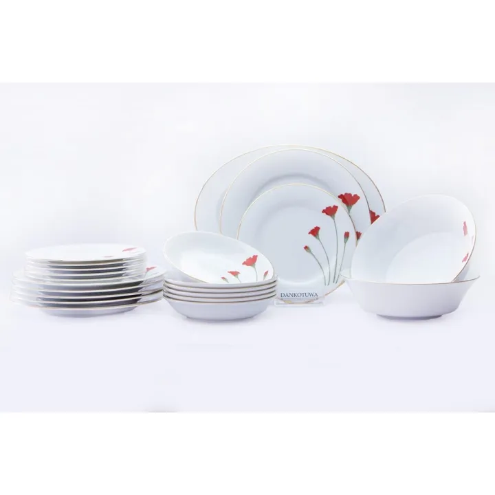 Dankotuwa%20Red%20Flower%2021pcs%20Dinner%20Set%20-%20Image%202
