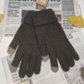 【ZOETN-HOT TOY Store】Winter Gloves Warm Stretch Knit Mitts Wool Gloves. 