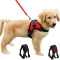 Dog Pet Harness Collar Adjustable and Soft Chest Belt with Leash. 