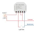 2 Way Module Switch 1,2 Gang WiFi Smart Switch APP Remote Control For Alexa Google Home. 