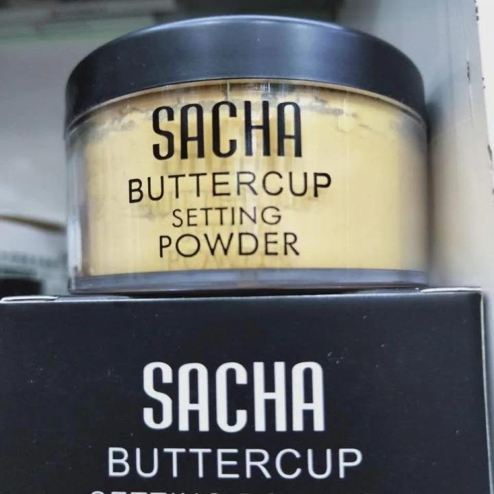 Sacha%20Buttercup%20Setting%20Powder%20Translucent%20Face%20Powder%20to%20Set%20Makeup%20Foundation%20or%20Concealer%20Finish%20Loose%20Powder%20Foundation%20-%20Image%202