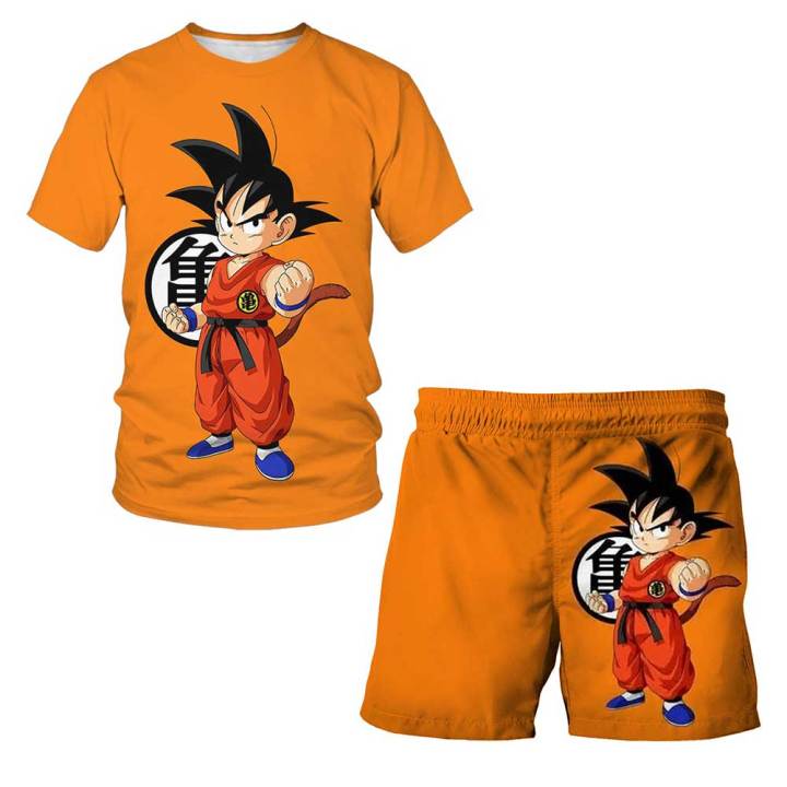 Dragon%20Ball%20T-shirts%20Boys%20Super%20Saiyan%20Goku%20T-shirt%20Shorts%202%20Pcs%20Sets%20Kids%20Boys%20Anime%20T%20Shirt%20Summer%20Children%20Clothing%20Sets%20Kid%20-%20Image%202