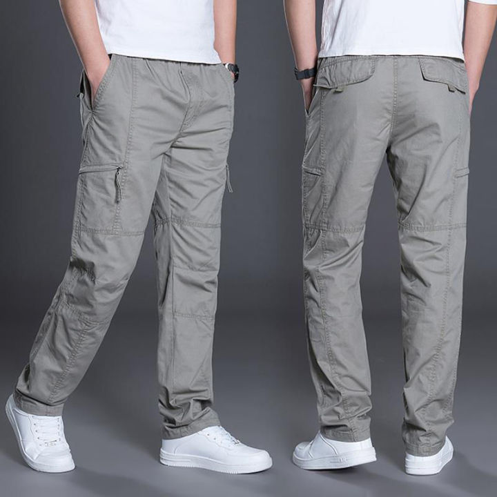 Summer%20New%20Men's%20Straight%20Sports%20Pants%20Large%20Size%20Loose%20Cargo%20Pants%20Men's%20Outdoor%20Casual%20Pants-Pocket%20Long%20Pants%20-%20Image%202
