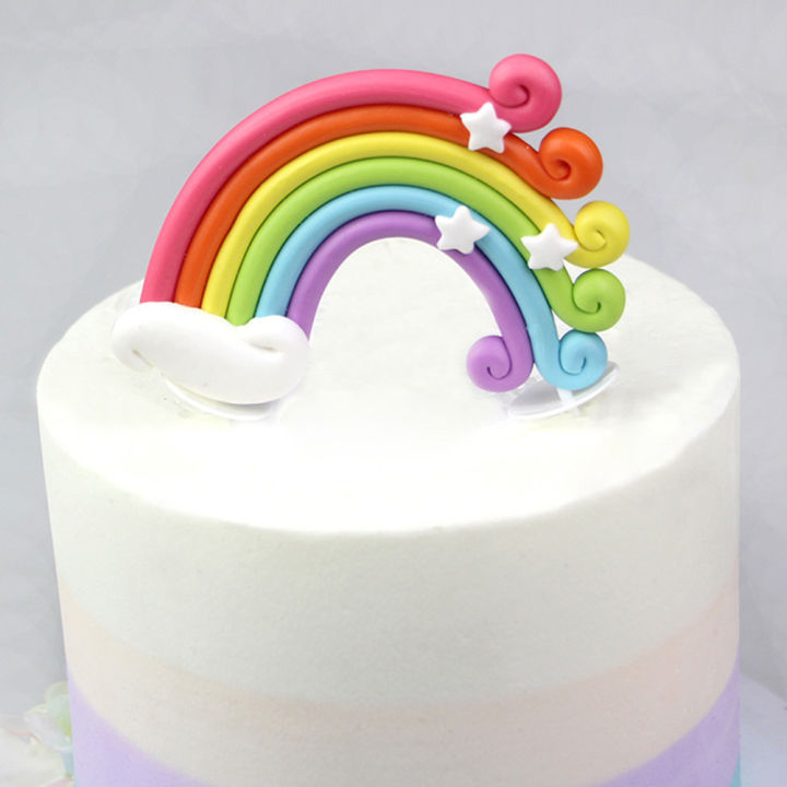 Rainbow%20Cake%20Topper%20Flag%20Baby%20Shower%20Birthday%20Wedding%20Party%20Baking%20Decoration%20-%20Image%204