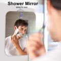 Acrylic material Acrylic mirror High-definition Lightweight Easy-to-clean Anti-fog mirror Shatterproof Fog-resistant Shaving mirror for Bathroom Shower Beauty salon Home decor Bathroom . 