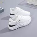 Women's Shoes Trendy Durable Leisure Sneakers for Travel Workout Short Trips White 36. 