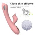 18+ Double Licking Rechargeable Luxury Rabbit Vibrator Sex Toy. 