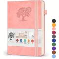 Simple Journal Notebook PU Leather Solid Color A5 Pocket Notepad Soft Cover with Elastic Strap Office Record Book. 