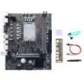 H610 Motherboard+Thermal Pad+Thermal Grease LGA1700 DDR4 Gigabit LAN for G6900 G7400 I3 12100 I5 12500 12Th CPU. 