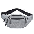 Men's Breast Package Waterproof Outdoor Sports Bag Canvas Pouch Korean-style Waist Bag Fanny Pouch Crossbody Male Banana Bag. 