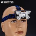 USB Rechargeable Headlamp Portable 5LED Headlight Built-in Battery Torch Portable Working Light Fishing Camping Head Light. 