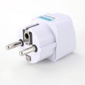Universal EU German Conversion Plug Adapter European Germany Australia Chinese Power Socket White Travel Conversion Plug. 