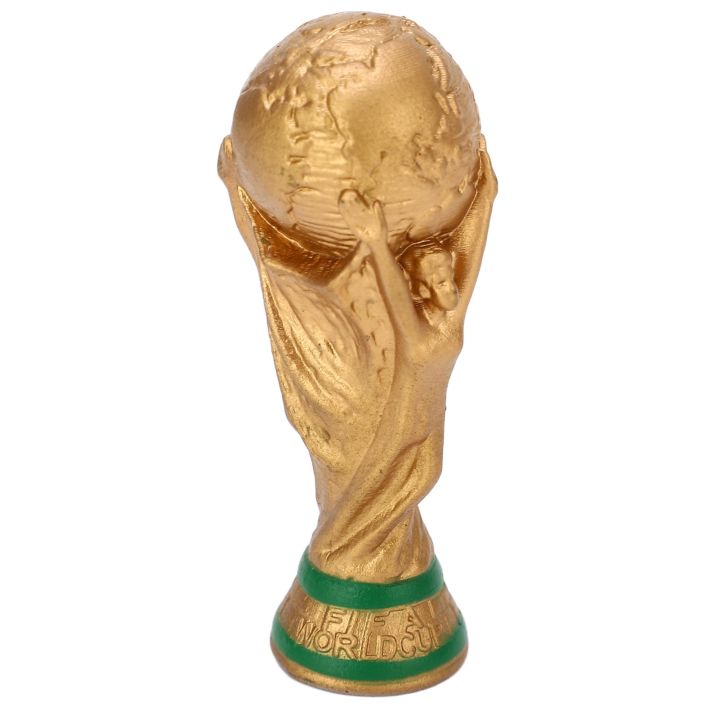 World Football Trophy 2.8in Height Highly Reproducible Eco Friendly PVC Attention Grabbing World Soccer Trophy Ornament Decorative for Bedside Table