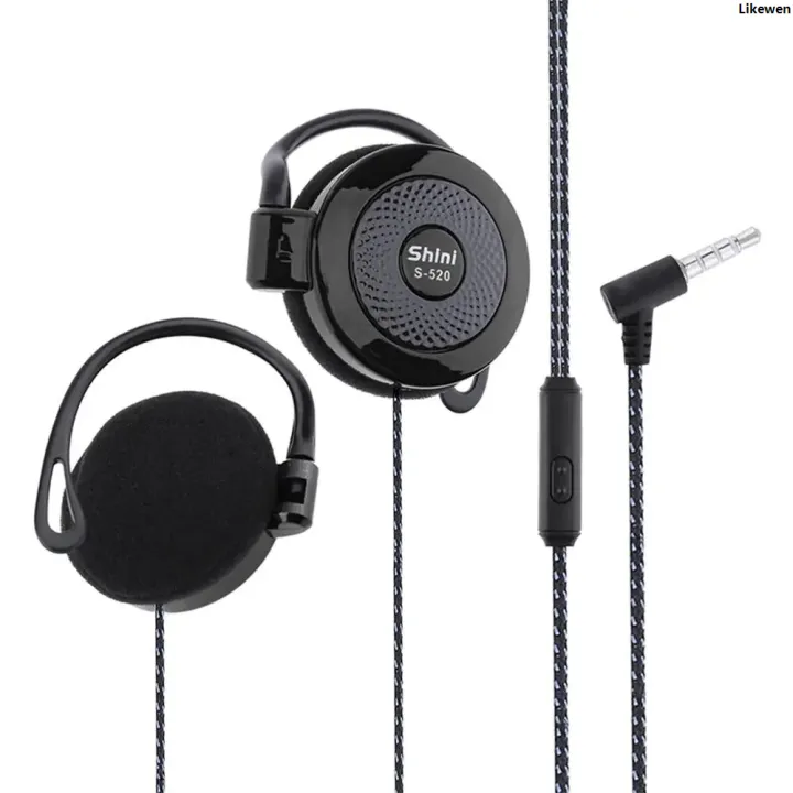 LikewenOriginal%201pcs%20Universal%203.5mm%20Plug%20Wired%20Stereo%20Metal%20Wired%20Headphones%20Heavy%20Bass%20Headset%20Over-ear%20Adjustable%20Ear%20Hook%20Earphone%20for%20Phone%20-%20Image%208