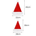Kids Santa Hat Festive Christmas Santa Hat for the Whole Family Soft Plush with Pompom Perfect Party Costume Prop Red White Xmas Hat Reusable for Adults Kids Plush Santa Hat. 