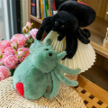 Simulation Spider Jumping Spider Doll Spider Doll PP Cotton Crawling Pet Doll Plush Cute Reptile Plush Toy Super Cute Green. 