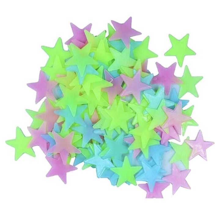 100 Pieces High Quality Radium  Stars stickers Radiam star stickers